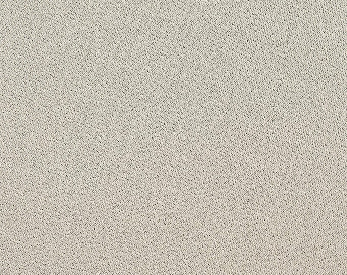 Ivory 59/60" Wide 100% Polyester Wrinkle Free Stretch Double Knit Scuba Fabric Sold By The Yard.