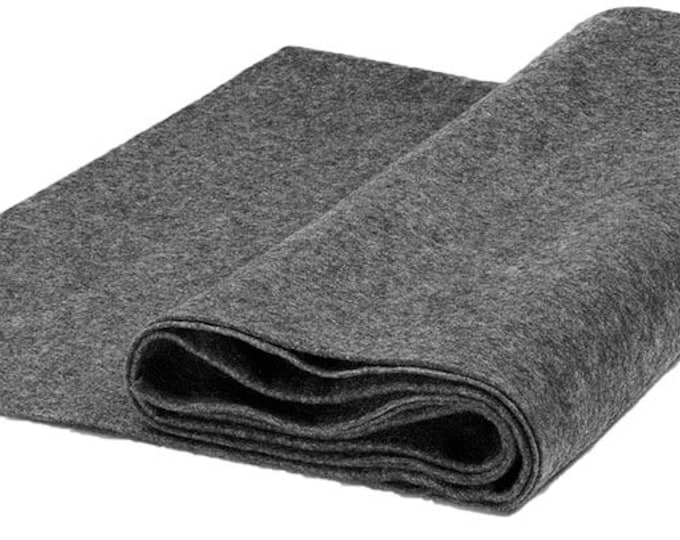 Acrylic Craft Felt Fabric by The Yard 72" Wide - Charcoal