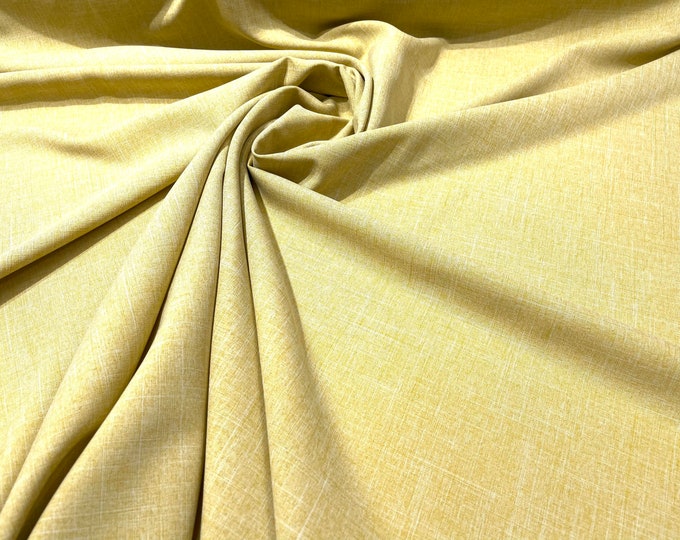 Gold Two-Tone Melange Poplin 58” Wide/ Polyester Poplin Fabric.