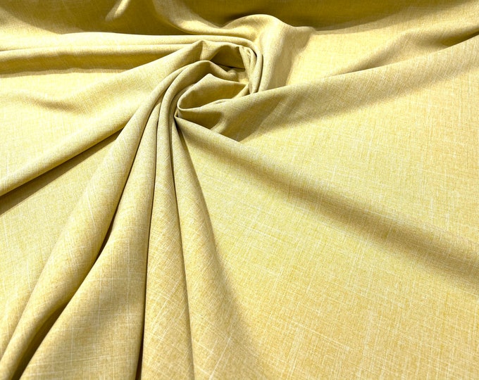 Gold Two-Tone Melange Poplin 58” Wide/ Polyester Poplin Fabric.