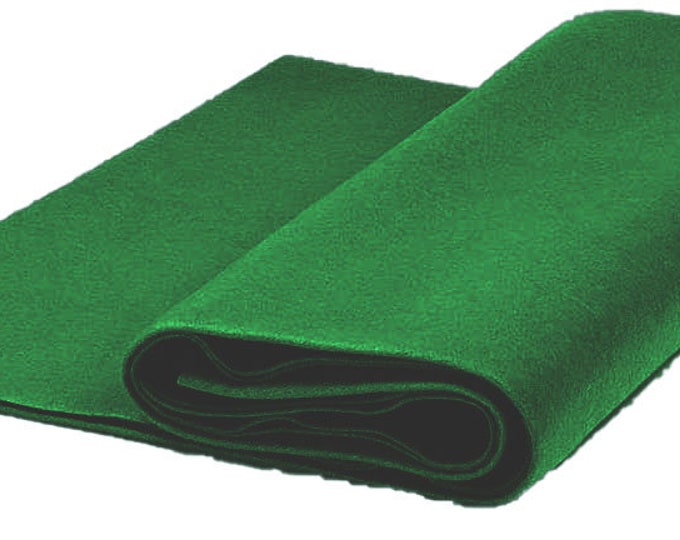 Acrylic Craft Felt Fabric by The Yard 72" Wide - Kelly Green