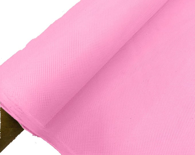 Pink Hard Net Tulle Crinoline Fabric/Petticoat Fabric/54" Wide/Stiff Netting Fabric is Traditionally used to give Volume to Dresses.
