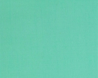 Aqua Green 58-59" Wide Premium Light Weight Poly Cotton Blend Broadcloth Fabric Sold By The Yard.