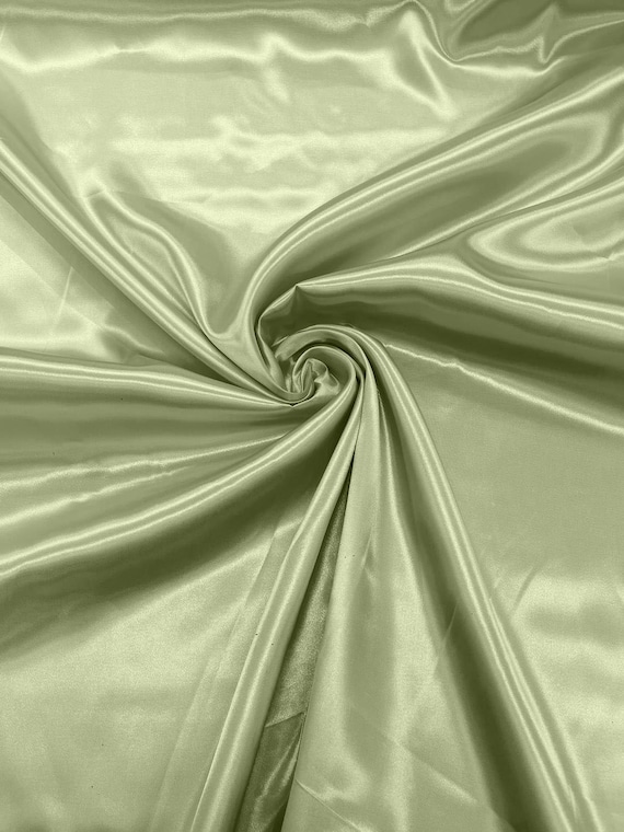Light Sage Green Shiny Charmeuse Satin Fabric for Wedding Dress/crafts  Costumes/58 Wide /silky Satin - Etsy Israel