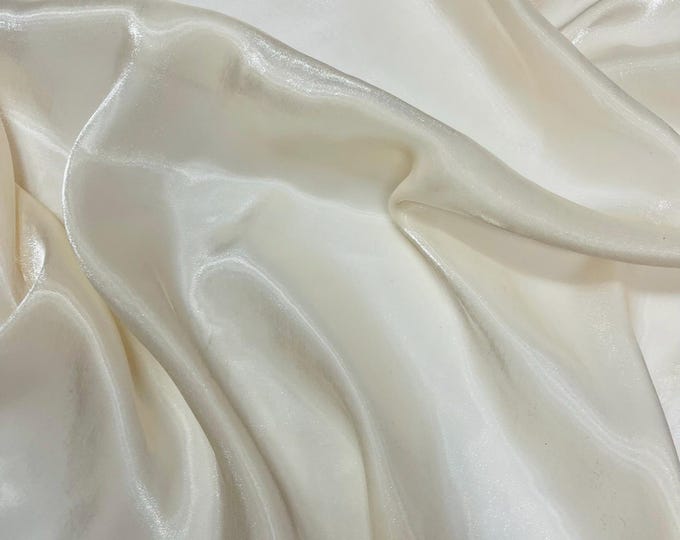 Champagne Wet Liquid Sheer Chiffon Fabric/58" Wide.