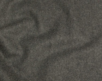 Dark Heather Gray Solid Polar Fleece Fabric Anti-Pill 58" Wide Sold by The Yard.