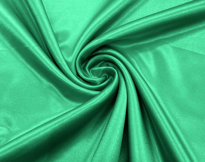 Light Green Crepe Back Satin Bridal Fabric Draper/Prom/Wedding/58" Inches Wide Japan Quality.