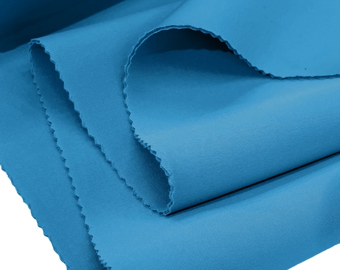 Turquoise 58/60" Wide 90% Polyester / 10 percent Spandex Neoprene Scuba Fabric Sold By The Yard.