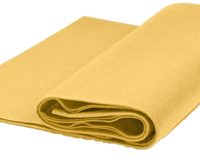 Acrylic Craft Felt Fabric by The Yard 72" Wide - Maize Yellow
