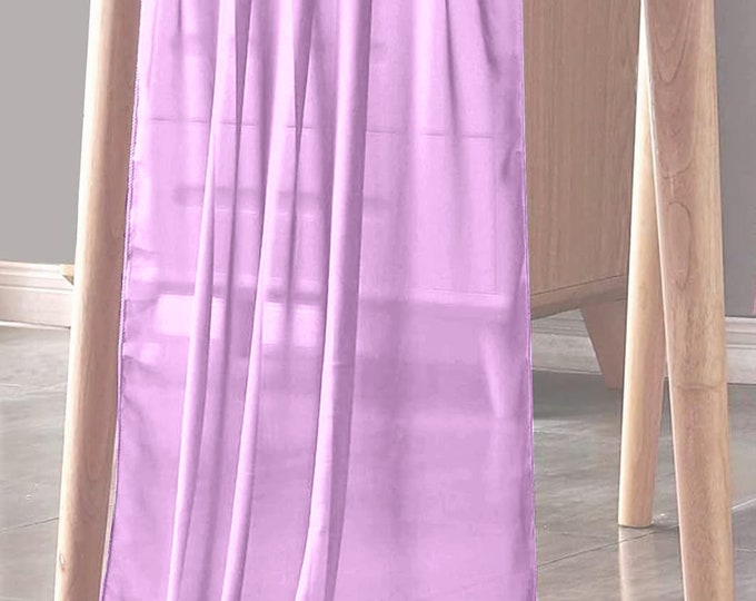Lilac - Chiffon Sheer Table Runner for Wedding, Decorations for Birthday Parties, Banquets, Engagements.