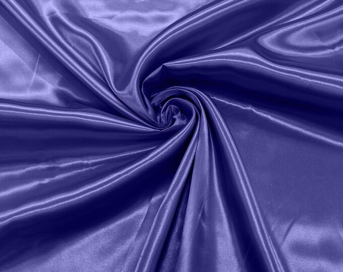 Sea Blue Shiny Charmeuse Satin Fabric for Wedding Dress/Crafts Costumes/58” Wide /Silky Satin