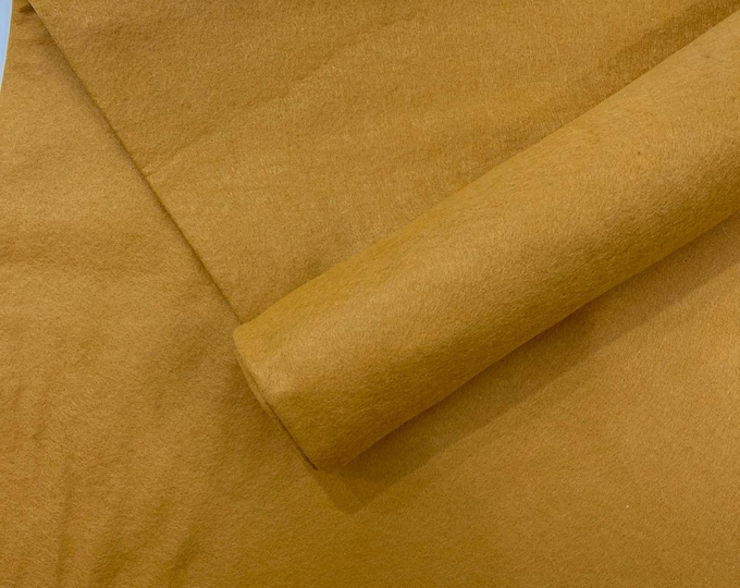 Mustard Acrylic Craft Felt Fabric by The Yard 72" Wide.