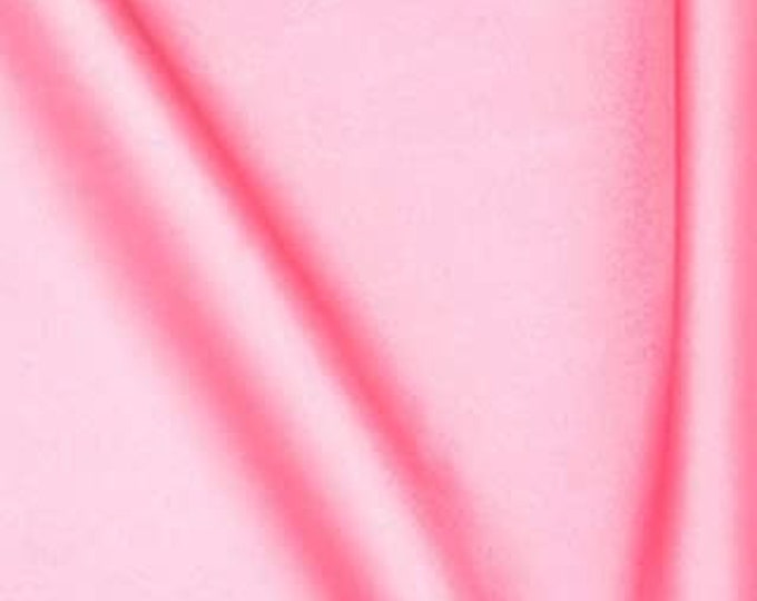 Candy Pink  Light Weight Charmeuse Satin Fabric for Wedding Dress 60" inches wide sold by The Yard.