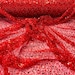 Royalty Fabrics Burgundy iridescent heavy hand beaded princess design embroider with beads-pearls-sequins on a mesh lace-sold by yard main image 1