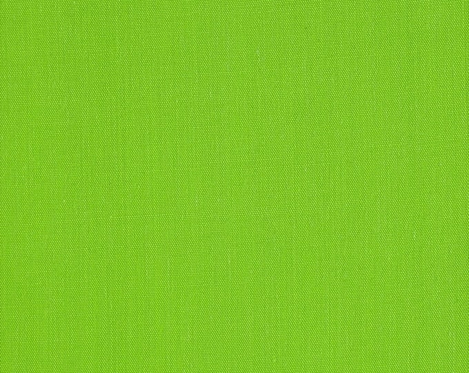 Lime Green 58-59" Wide Premium Light Weight Poly Cotton Blend Broadcloth Fabric Sold By The Yard.