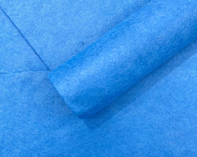 Turquoise Acrylic Craft Felt Fabric by The Yard 72" Wide.
