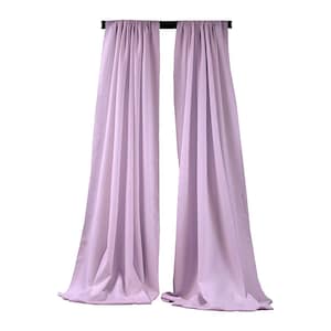 Lavender 2 Panels Backdrop Drape, All Sizes Available in Polyester Poplin, Party Supplies Curtains.