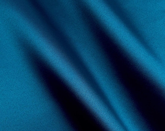 Teal Blue  Light Weight Charmeuse Satin Fabric for Wedding Dress 60" inches wide sold by The Yard.