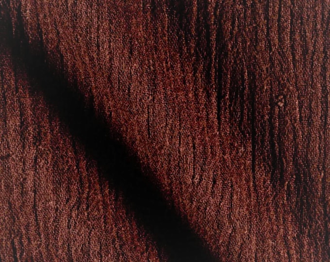 Brown Cotton Gauze Fabric 100% Cotton 48/50" inches Wide Crinkled Lightweight Sold by The Yard.