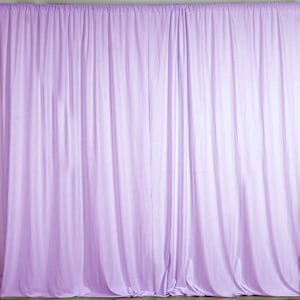 Lilac SEAMLESS Backdrop Drape Panel, All Sizes Available in Polyester Poplin, Party Supplies Curtains.