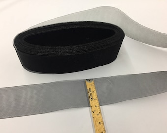 4 Inches black Crinoline Horsehair Braid Trim-wedding-bridal-decorations- sold by the yard.
