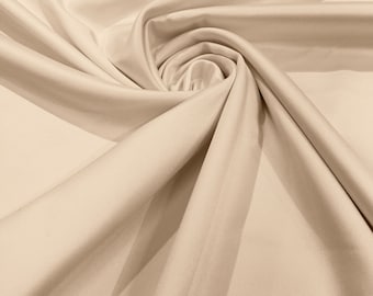 Butter Matte Lamour Satin Fabric (Peau de Soie) Duchess Bridesmaid| 58" Wide| Bridal Dresses.