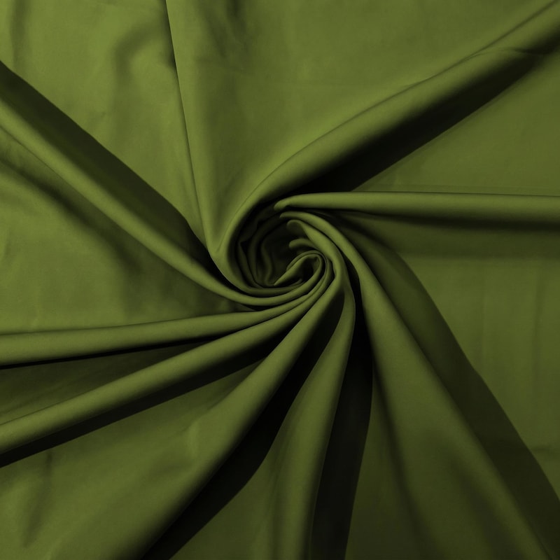 Matte Crepe Dress Green - Etsy