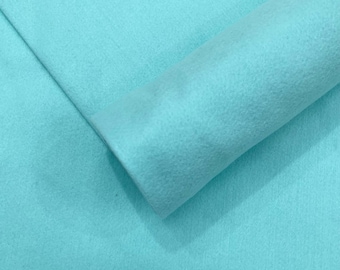 Aqua Acrylic Craft Felt Fabric by The Yard 72" Wide.