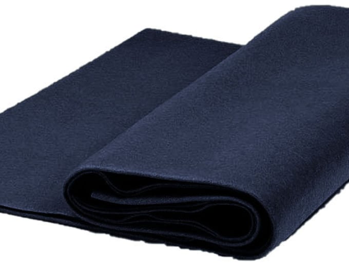 Acrylic Craft Felt Fabric by The Yard 72" Wide - Navy Blue