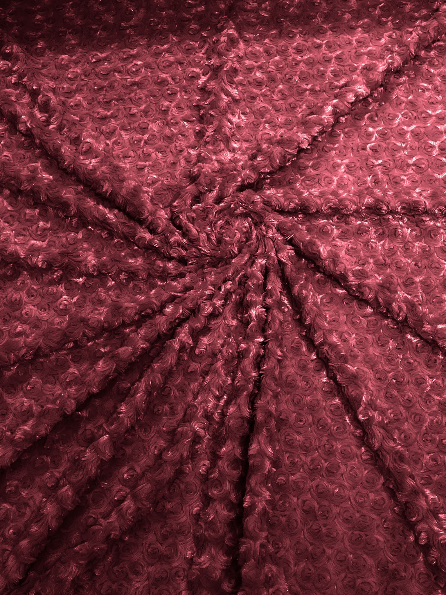 Burgundy, Faux Fur fabric - 11 x 7.5 inches – Bonny Bubbles