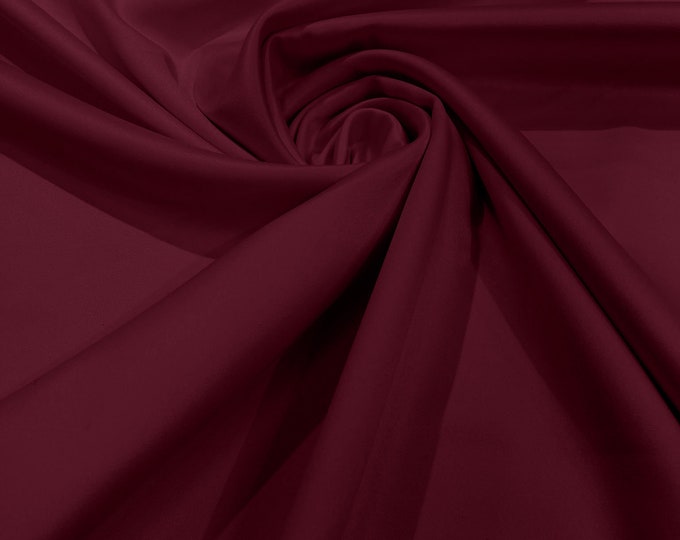 Pride Magenta - Matte L'Amour Satin (Peau de Soie) Duchess Fabric Bridesmaid Dress 58"-60" Wide/Costume/wedding.