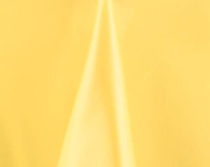 Banana Yellow Matte (Peau de Soie) Duchess Satin 58" Wide Fabric.