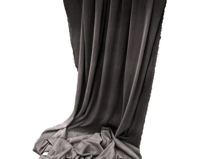 Grey - Cotton Gauze Sheer Table Runner for Wedding, Decorations for Birthday Parties, Banquets, Engagements.