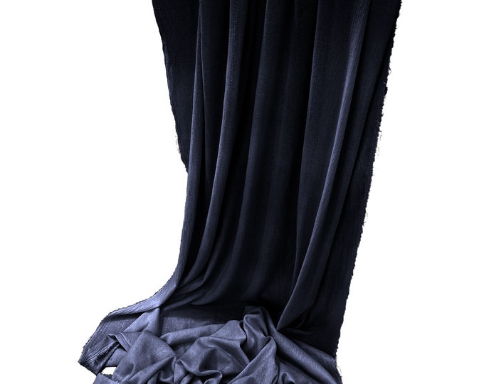 Navy Blue - Cotton Gauze Sheer Table Runner for Wedding, Decorations for Birthday Parties, Banquets, Engagements.