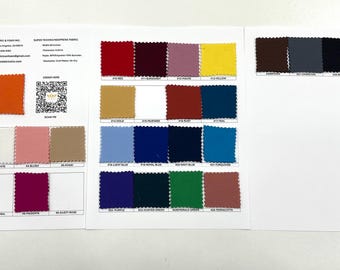 Neoprene Scuba Super Techno Fabric-2mm Thick-Solid Colors Collection-Sold by the Yard.