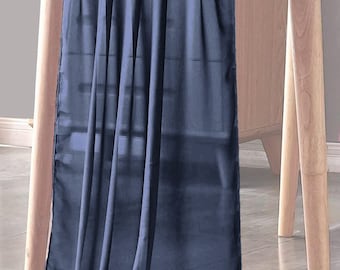 Navy Blue - Chiffon Sheer Table Runner for Wedding, Decorations for Birthday Parties, Banquets, Engagements.