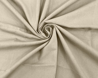 Oyster Cream Medium Weight Natural Linen Fabric/50 " Wide/Clothing