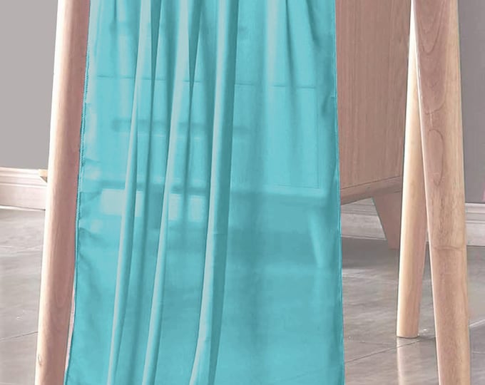 Aqua Blue - Chiffon Sheer Table Runner for Wedding, Decorations for Birthday Parties, Banquets, Engagements.