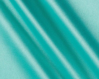 Jade Stretch L'Amour Satin Fabric, 58" Wide, By the yard