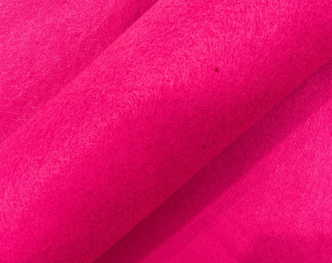 Fuchsia Acrylic Craft Felt Fabric by The Yard 72" Wide.