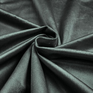 Charcoal 58"/60Inches Wide Royal Velvet Upholstery Fabric. Sold By The Yard.