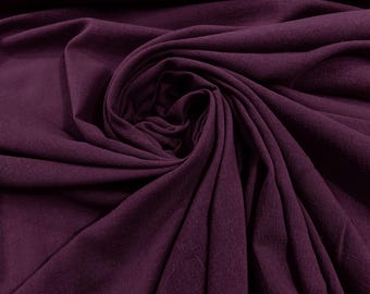 Raisin Cotton Gauze Fabric 100% Cotton 48/50" inches Wide Crinkled Lightweight Sold by The Yard.