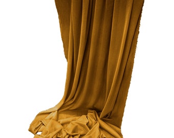 Gold - Cotton Gauze Sheer Table Runner for Wedding, Decorations for Birthday Parties, Banquets, Engagements.