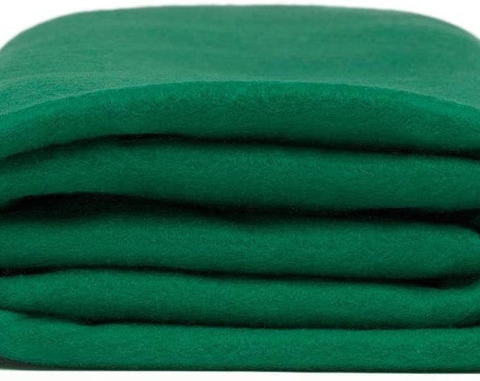 Acrylic Craft Felt Fabric by The Yard 72" Wide - Emerald Green