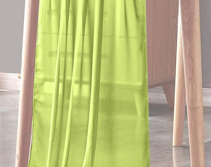 Lime Green - Chiffon Sheer Table Runner for Wedding, Decorations for Birthday Parties, Banquets, Engagements.