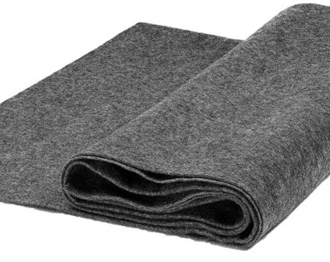 Acrylic Craft Felt Fabric by The Yard 72" Wide - Heather Charcoal