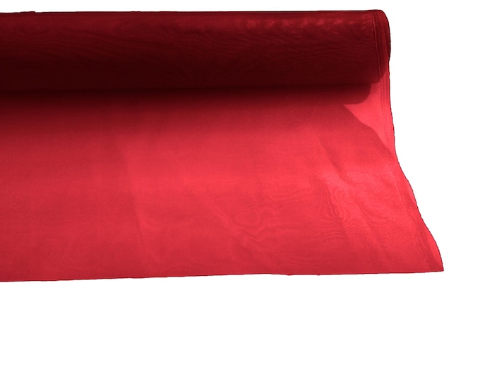 Red Corset Stiff Mesh/58" Wide/Horsehair Braid/ Sold By The Yard.
