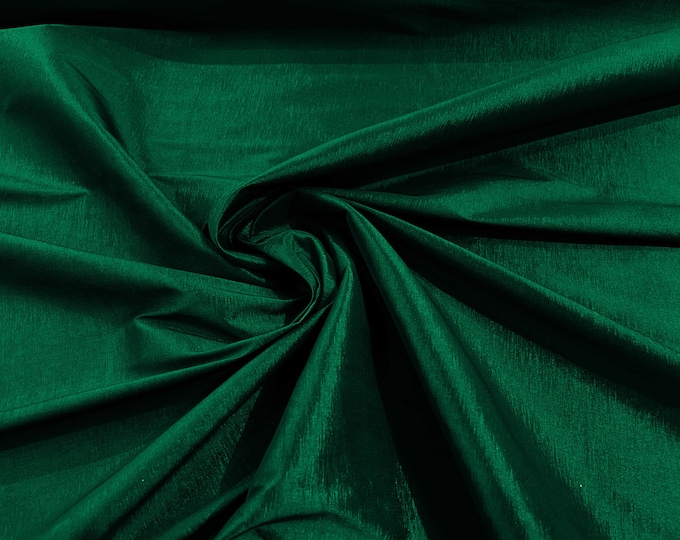 Forest Green 58" Wide Medium Weight Stretch Two Tone Taffeta Fabric, Stretch Fabric For Bridal Dress Clothing Custom Wedding Gown,New Colors
