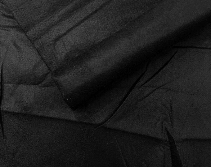 Black Acrylic Craft Felt Fabric by The Yard 72" Wide.
