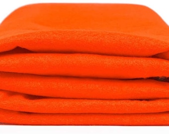 Acrylic Craft Felt Fabric by The Yard 72" Wide - Neon Orange